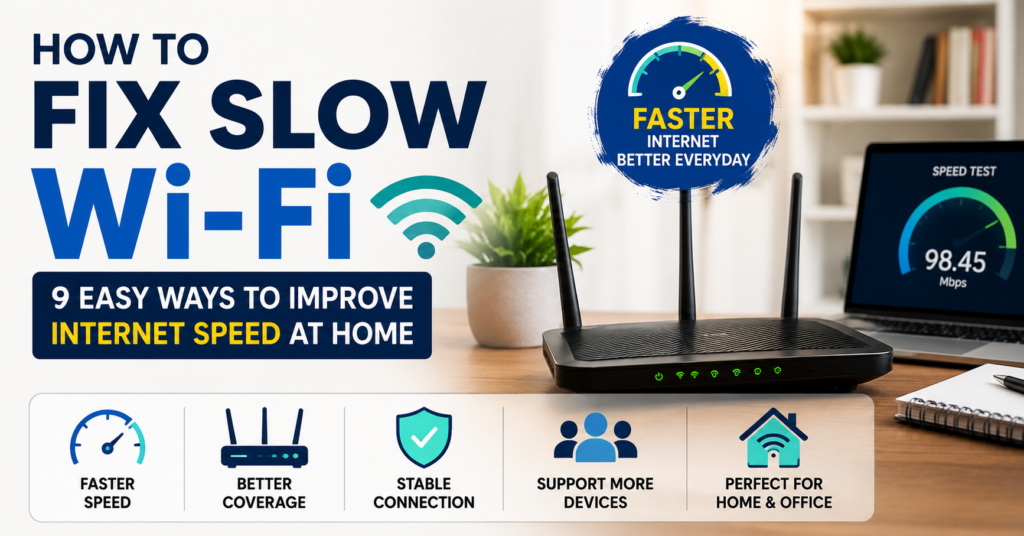 how to fix slow WiFi