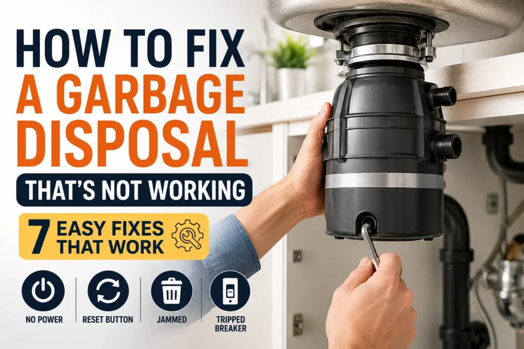 How to Fix a Garbage Disposal That’s Not Working