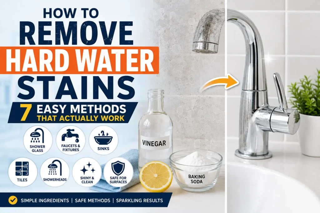 How to Remove Hard Water Stains