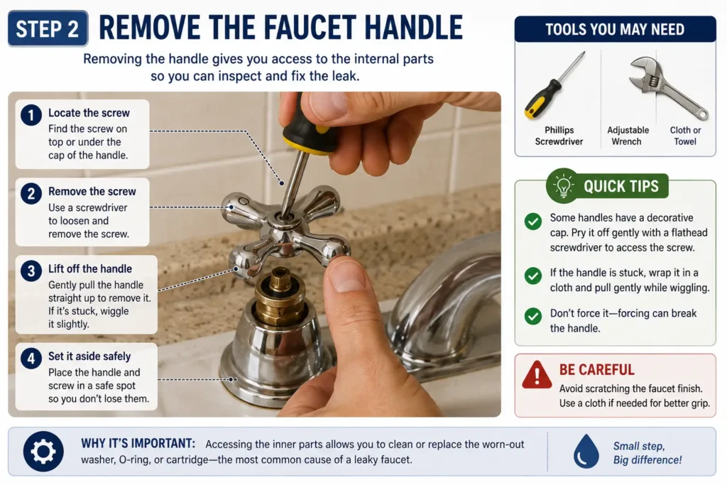 Remove the Faucet Handle