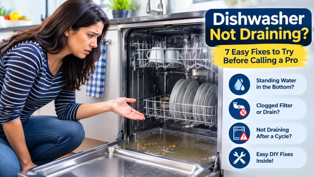 dishwasher not draining