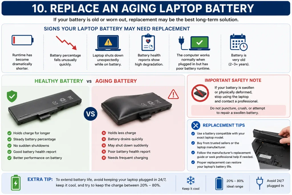 signs laptop battery needs replacement