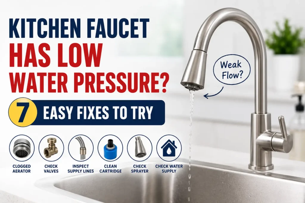 kitchen faucet low water pressure