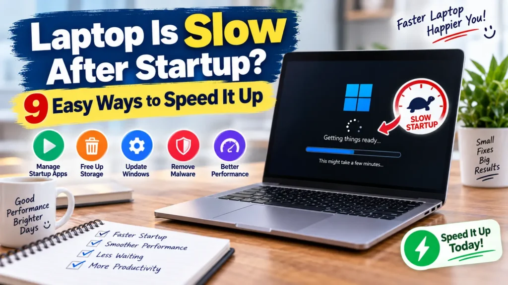 laptop is slow after startup