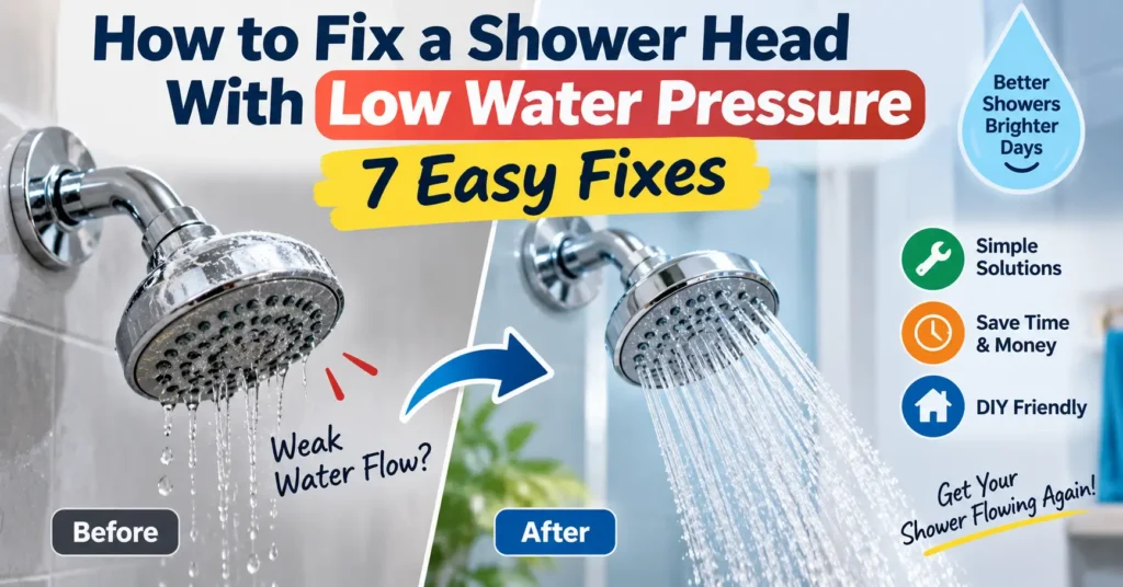 shower head low water pressure