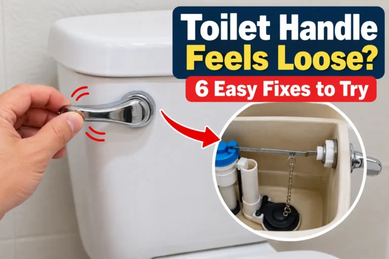 toilet handle feels loose