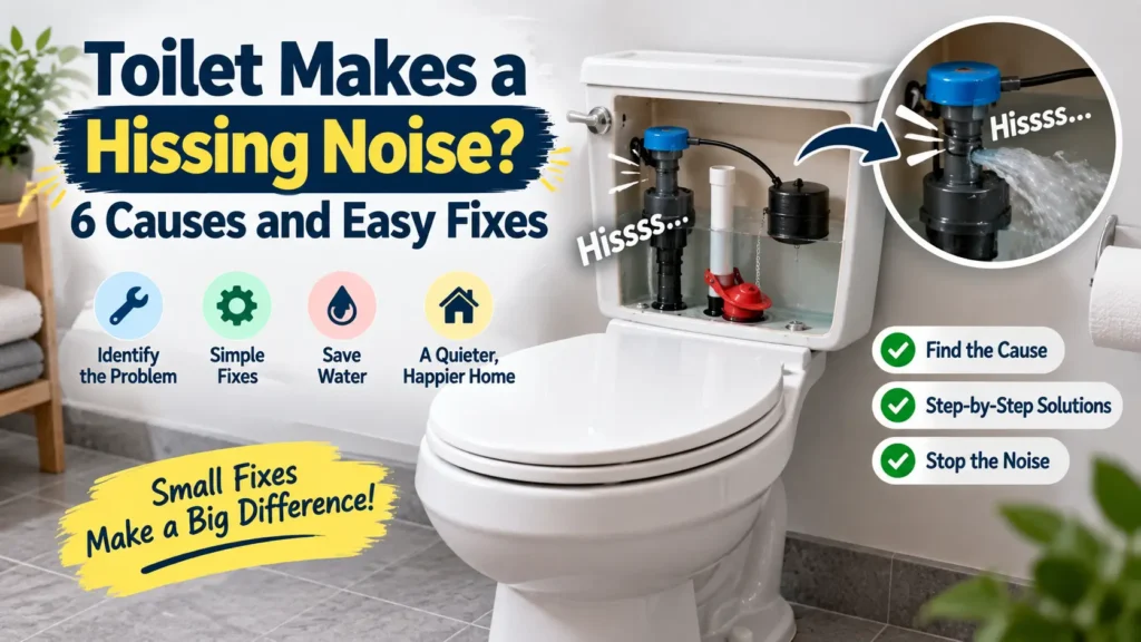toilet makes a hissing noise