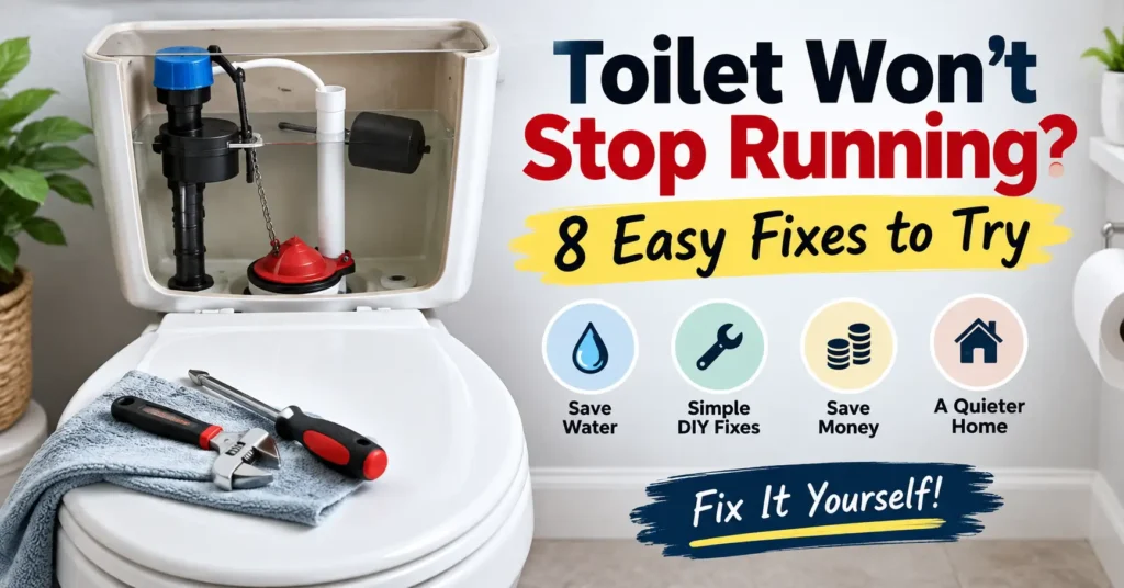 toilet won't stop running