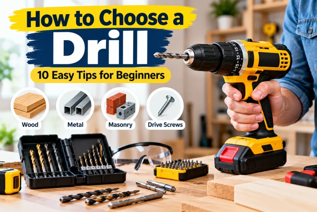 How to choose a drill for home DIY projects
